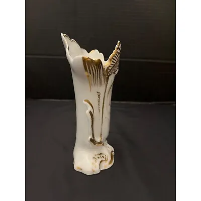 Antique French Porcelain Old Paris Flared Vase • $45