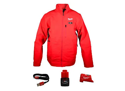 Milwaukee 204R-21XL M12 Lithium-Ion Toughshell Red Heated Jacket Kit (X-Large) • $229.99