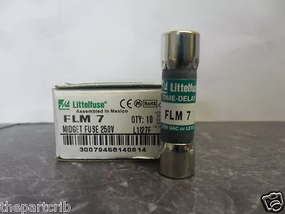 New Lot Littelfuse FLM 7 Amp Fuses FNM 7 250V NIB • $44.99