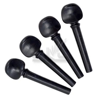 Ebony Violin Tuning Pegs 4/4 Size New High Quality Fiddle Violin Parts Undrilled • $11.99