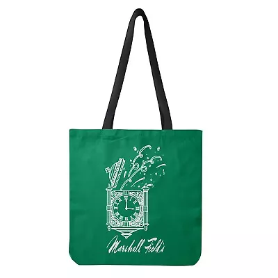 Marshall Field And Company Clock Tote Bag Iconic Clock City Canvas Tote Bag • $8.99