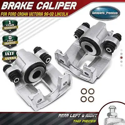 2x Disc Brake Caliper For Ford Crown Victoria 1996-02 Grand Marquis Lincoln Rear • $84.99