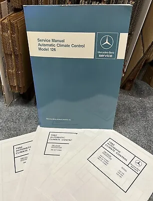Mercedes-Benz Model 126 Automatic Climate Control Orig. Factory Service Manual • $85.44