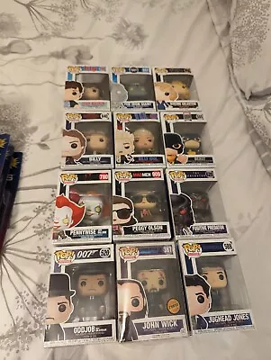 Funko Pop Vinyl Figure Collection Bulk Lot All Moc Includes Chase Marvel Toys • £10.50