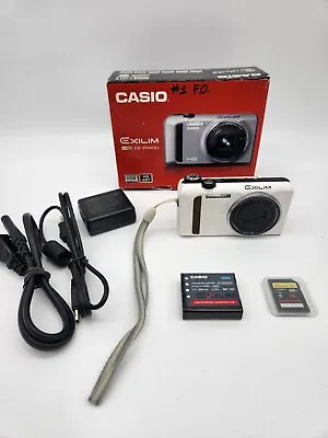 CASIO EX-ZR400 WE EXILIM Digital Camera High Speed 16.1 MP 12.5x Optical Zoom A • $139.99