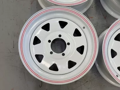 14X6 5 Stud 108 PCD +14 Offset Sunraysia Style Steel Rims   • $48