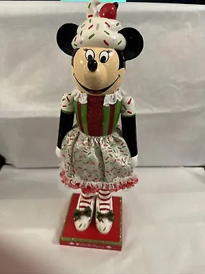 Disney Parks Minnie Mouse Christmas Cupcake Nutcracker W Original Box • $99