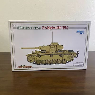 Cyber-Hobby Dragon 1/35 Sd.Kfz. 141/3 Pz.Kpfw. III (FL) Smart Kit No. 6616 NEW • $60