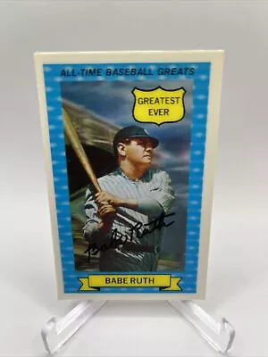 1972 Kellogg’s 3-D All Time Baseball Greats Babe Ruth Greatest Ever Xograph • $14.99