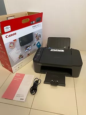 $40 • Buy Canon PIXMA TS3460 BLACK WIRELESS PRINT COPY SCAN (PG645+CL646 Not Included).