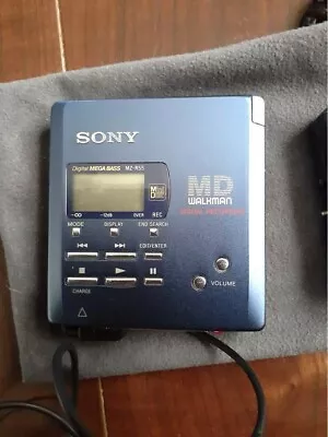 SONY MiniDisc Player Recorder MZ-R55 Portable From Japan • $140