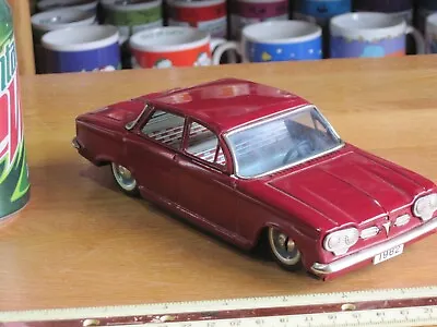 Corvair Tin Friction Car 1962  Works Good 9  Long Very Rare • $145