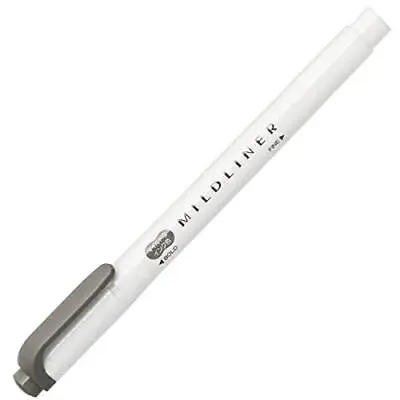 $2.95 • Buy Zebra Mildliner Marker Pen : Mild Dark Gray