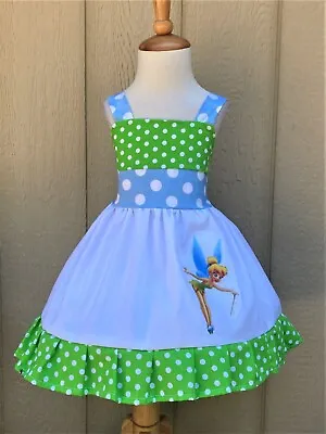 Tinkerbell Dress Tinker Disney Dress Girls Toddler Dress • $38