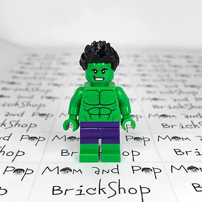 LEGO Marvel Super Heroes Hulk W Dark Purple Pants & Spiked Hair From Set: 76241 • $22.13