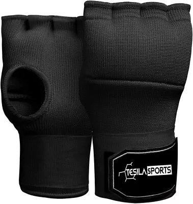 Boxing Hand Wraps Inner Gloves Boxing Fist MMA Gel Strap Mitts Padded Bandages • £5.99