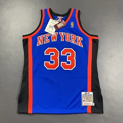 100% Authentic Patrick Ewing Mitchell Ness 96 97 Knicks Jersey Size 44 L Mens • $395