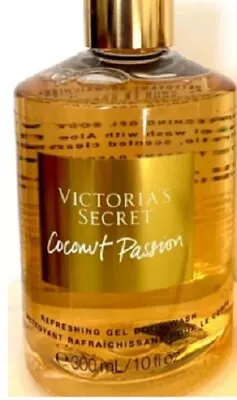 VICTORIA'S SECRET COCONUT PASSION REFRESHING BODY WASH~10 Oz~NEW~FREE GIFT • $16.49