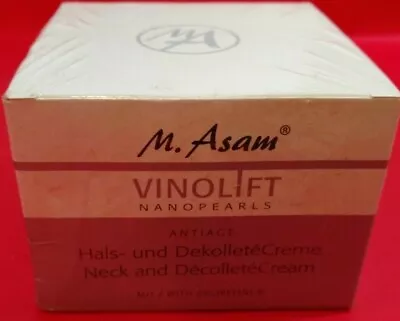 M. Asam Vinolift Nanopearls Neck & Décolleté Cream With Argileline 3.38oz NIB • $32.99