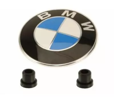 Genuine Hood Emblem Roundel & Grommets For BMW E10 E30 E36 E46 E82 E90 E92 • $65.13