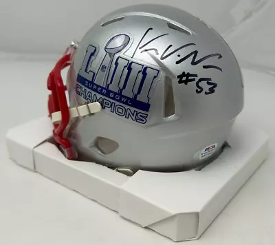Kyle Van Noy Signed New England Patriots Super Bowl LIII Mini Helmet PSA 253 • $79.99
