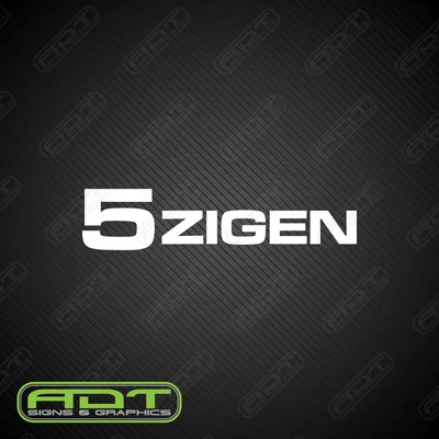 $5.99 • Buy  5ZIGEN  Logo Vinyl Sticker Decal 5 DIMENSIONS EXHAUST WHEELS HEADERS JDM IMPORT