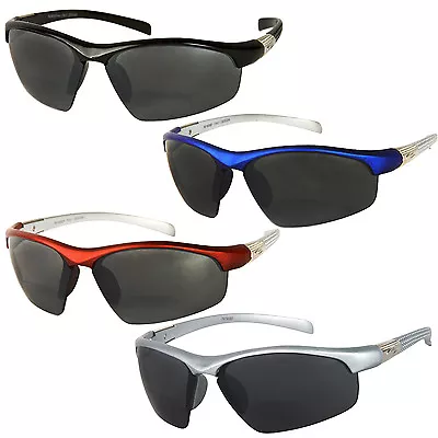 BiFocal Sunglasses Reading Glasses Sports Sun Wrap Around Fishing 1.5 2 2.5 2.25 • $10.99