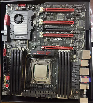 Asus Rampage IV Extreme Motherboard 32GB Corsair Vengeance DDR3 Intel I7-3960x • £125