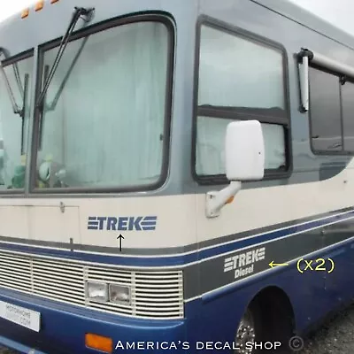 $79.99 • Buy Safari Trek Diesel Camper RV Trailer Decals Set Of 3 OEM New Oracle Vintage