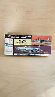 Vintage Hawk Lockheed T-33 Jet Model - ALL CHROME • $19.99