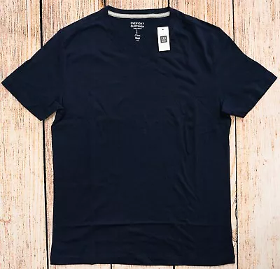 $14.99 • Buy Mens Sz S Everyday V-Neck T-Shirt NWT GAP Tapestry Navy (2b11) - 801959