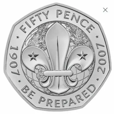 2019 Scout Movement Brilliant Uncirculated BUNC Royal Mint 50p Fifty Pence Coin  • £13.95