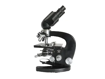 Vintage Large Black Tiyoda Tokyo No. 37901 Microscope W/Assorted Lens • $149.99