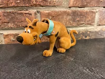 VINTAGE 70s HANNAH BARBERA SCOOBY-DOO FLOCKED BOBBLEHEAD NODDER DOG • $45