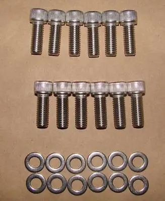 Sbc Header Bolts 283 327 350 383 400 Tpi Stainless Steel Kit Chevy Hardened • $14.50