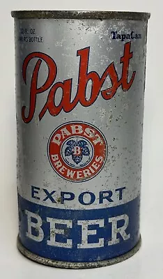 IRTP Pabst TapaCan Export Beer Opening Instruction 12 Oz EMPTY Flat Top Beer Can • $50