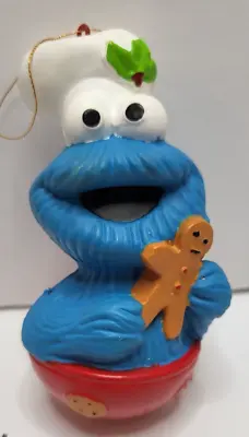 Vintage Sesame Street Cookie Monster Muppets Jim Henson Christmas Tree Ornament • $12.99