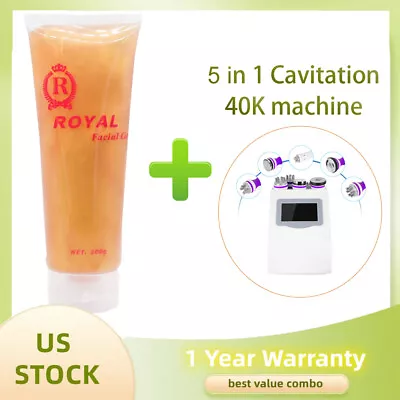 Slimming Burning Fat Massage Gel For 5 In 1 Unoisetion RF Cavitation Machine • $249