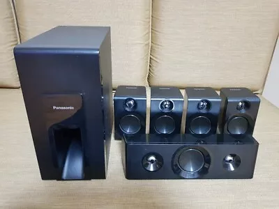 PANASONIC SB-HFS4010 5.1 Ch Home Cinema Surround Sound Speakers & Subwoofer ONLY • £85