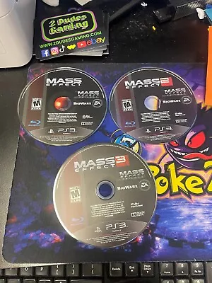 Mass Effect Trilogy (Sony PlayStation 3 2012) Discs Only! • $12.88