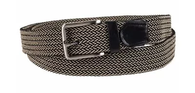 NEW Men's Tommy Bahama Woven Stretch Belt Brown Or Black  S/M L/XL • $14.99