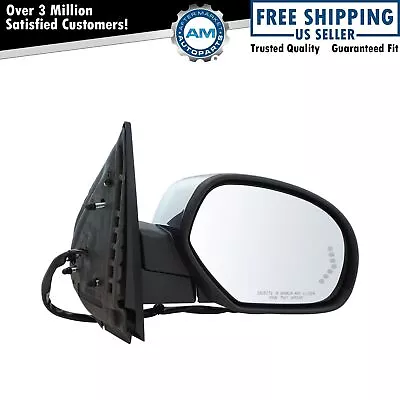 Mirror Power Folding Heated Memory Puddle Signal Chrome Right For GM Pickup SUV • $129.53