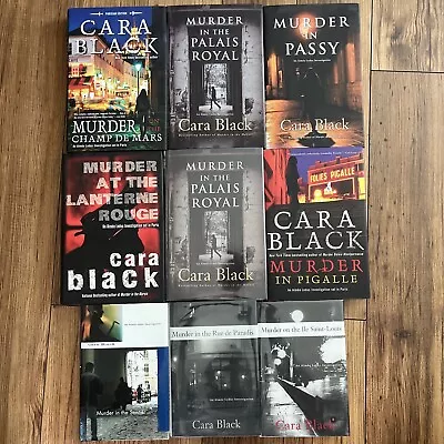 Lot Of 9 HCDJ Aimee Leduc Investigations Books By Cara Black - 3 Signed • $59.99