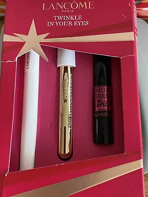 LancÔme Paris Twinkle In Your Eyes Set Mascara Cils Booster & Serum Brand New • £40