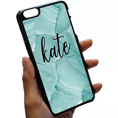 $7.95 • Buy Personalised IPhone Case XS MAX XR X 8 7 6s 5 4 Plus Cover Name Surname Custom