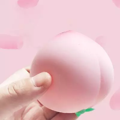 $7.24 • Buy Cute Fruit Peach Novelty Squishy Squeeze Toy Stress Reliever Fun Gift 2023 New