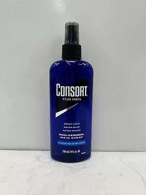 CONSORT 8oz NON-AEROSOL  EXTRA HOLD UNSCENTED Hairspray FOR MEN • $15.99