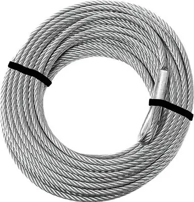 KFI Replacement Winch Steel Cable Rope 2500-3500 LB 3/16  X 45.9  ATV UTV • $26.95