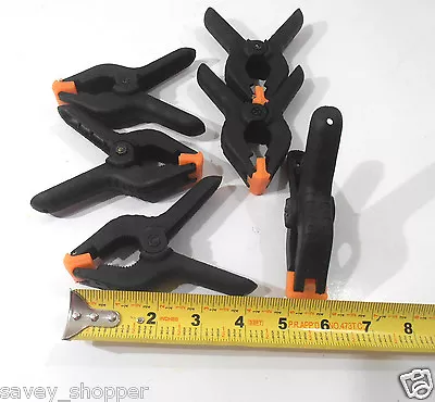 Spring Clamps  6 Pc. 4  Inch Plastic Spring Clamp Four Inch • $8.79