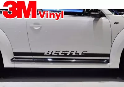 1998-2020 Volkswagen Beetle Rocker Panel Vinyl Graphics Decals Stripes 3M • $42.99